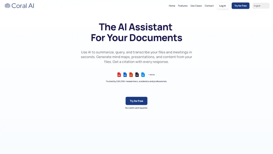 Coral AI PDF Summarizer