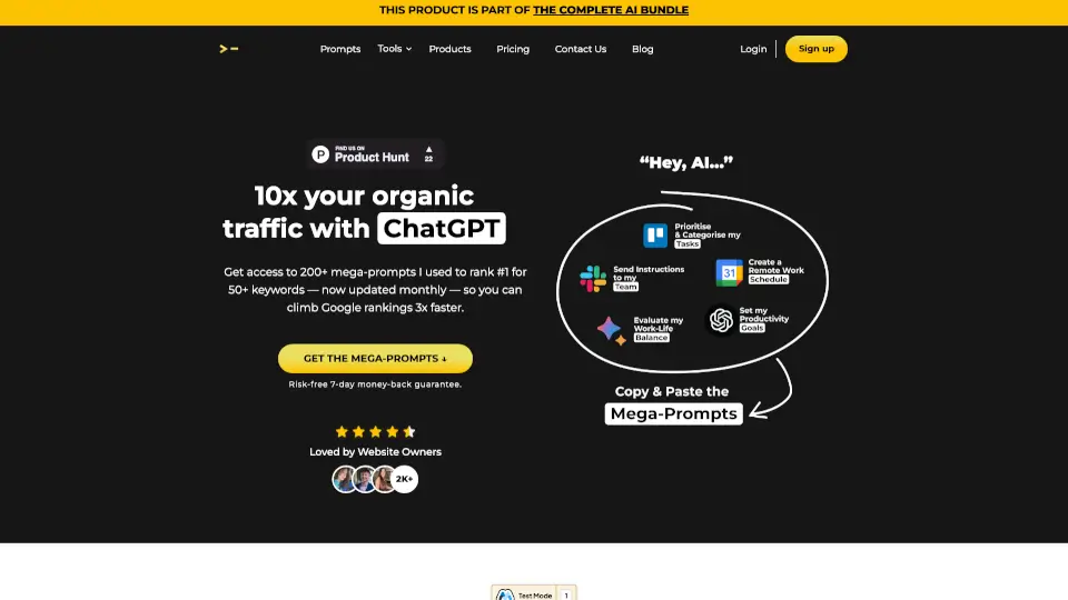 200+ ChatGPT Mega-Prompts for SEO