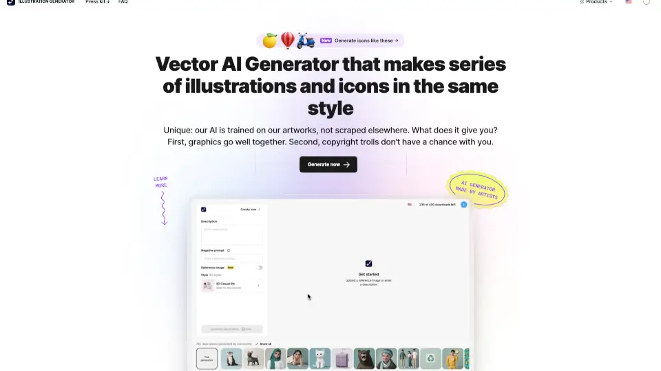 AI Illustration Generator