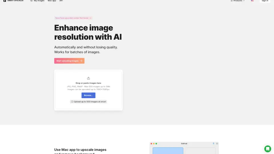 Icons8 Smart Upscaler