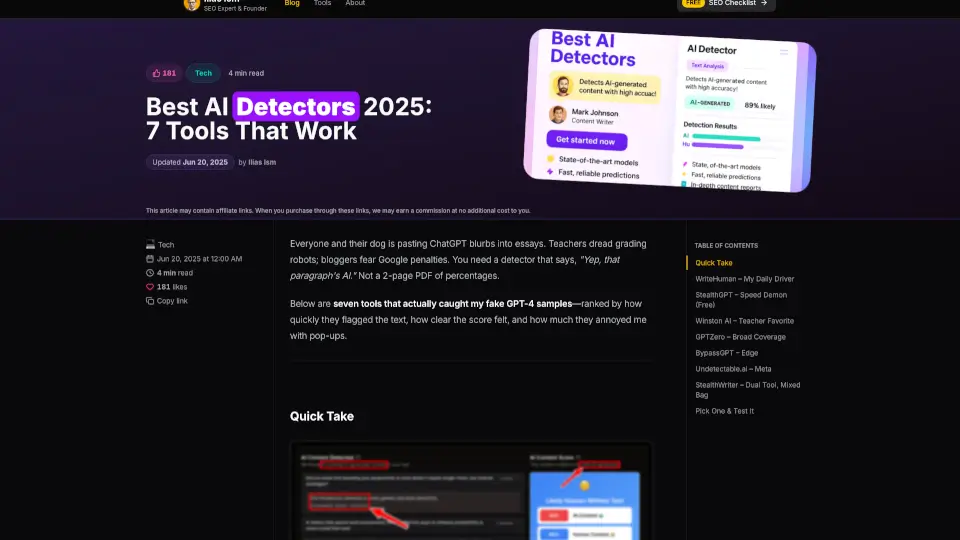 13 Best AI Detectors 2025