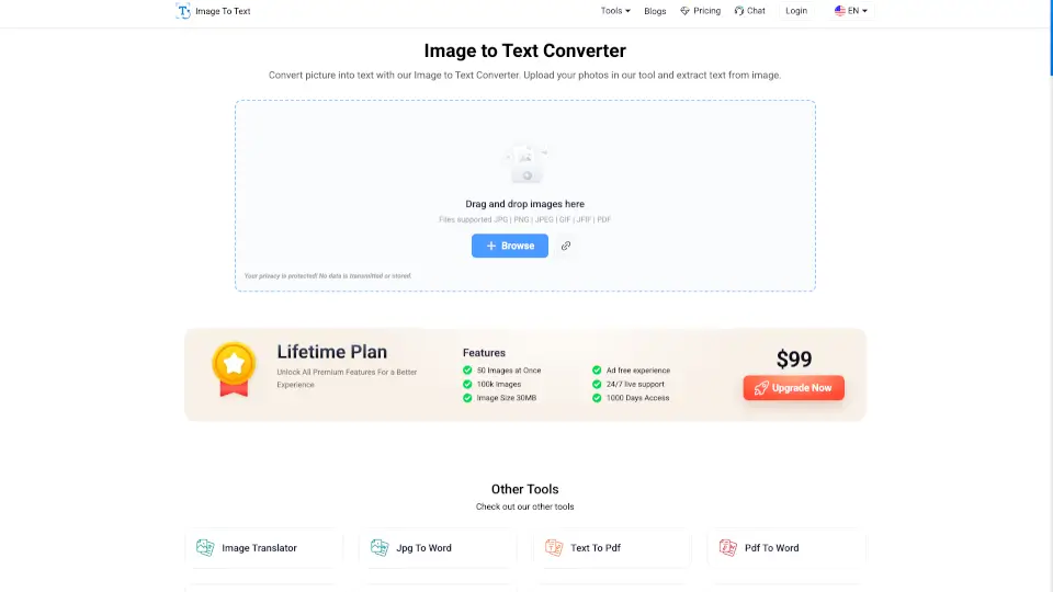 Image to Text converter
