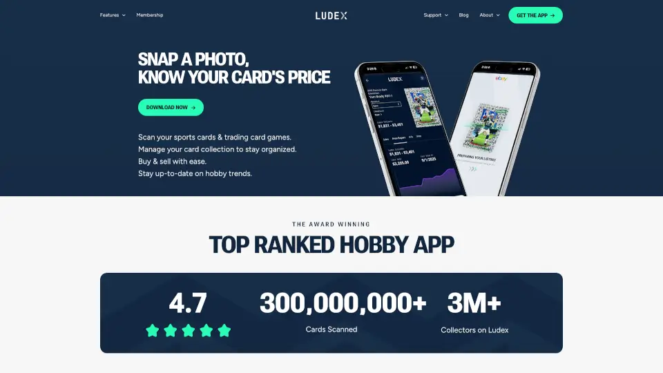 Ludex | Sports Card and TCG Scanner with Price Guide App