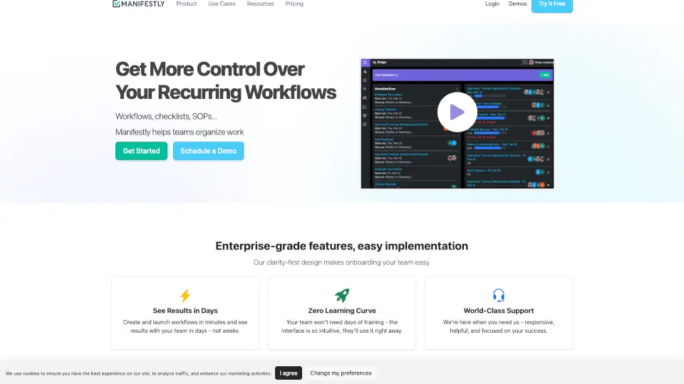 Manifestly Checklists