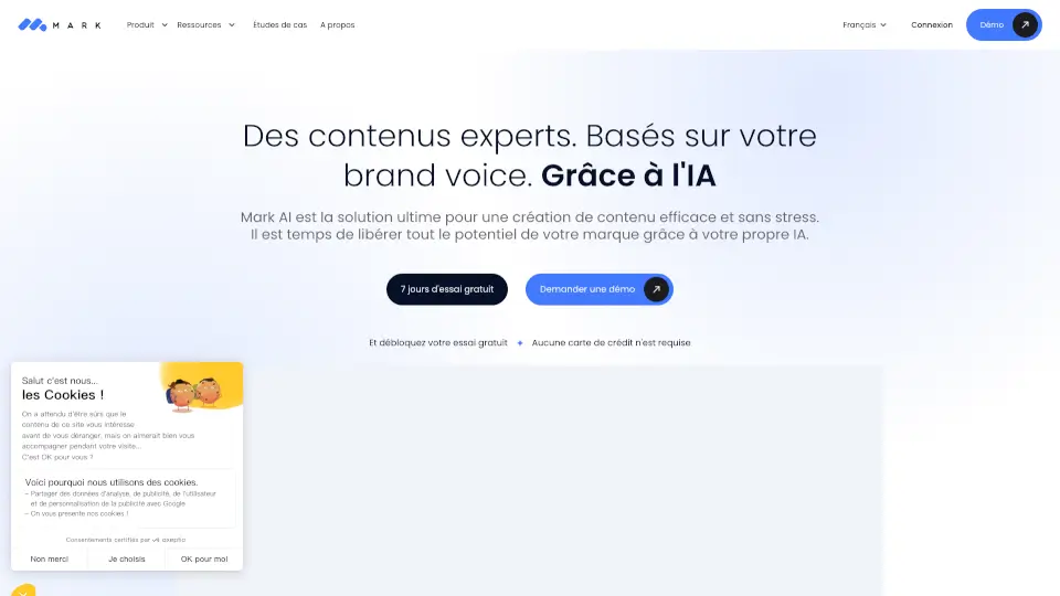 Mark AI: Content that Matches Your Brand Voice