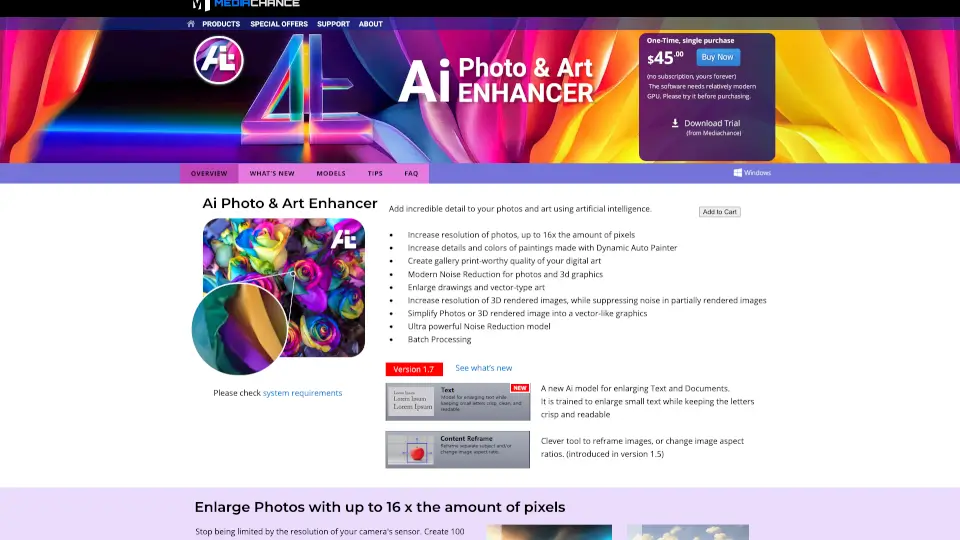 Mediachance's AI Photo & Art Enhancer
