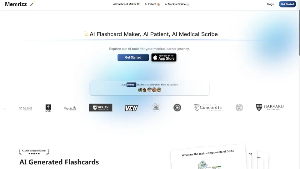 AI Flashcard Generator - Memrizz