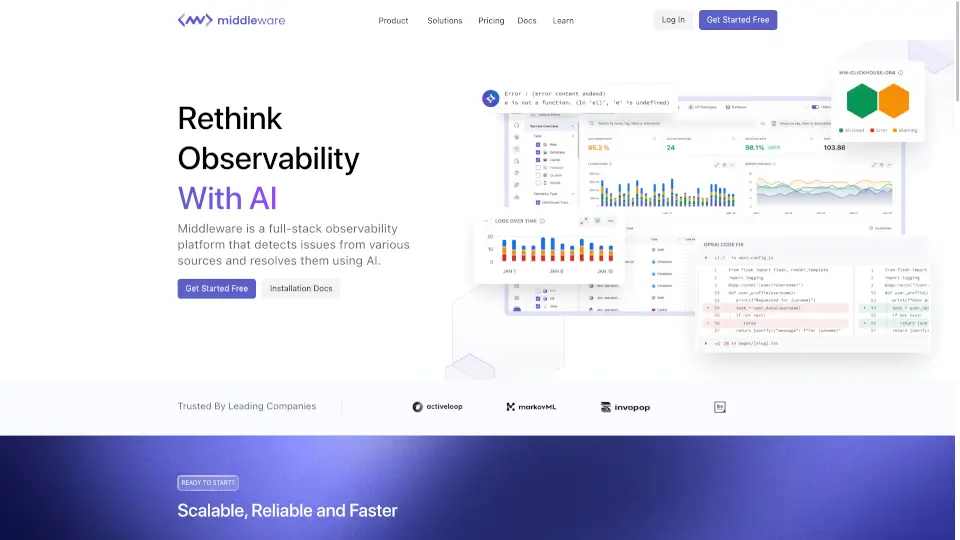 Middleware Observability Platform