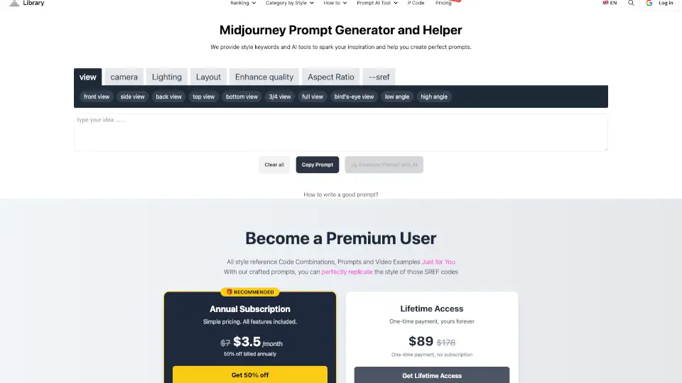 Midjourney SREF Codes Library