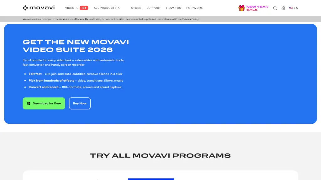 Movavi Video Editor 2026