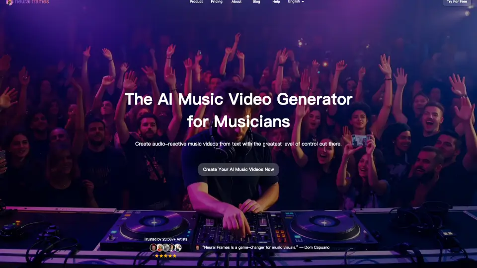 AI music video generator