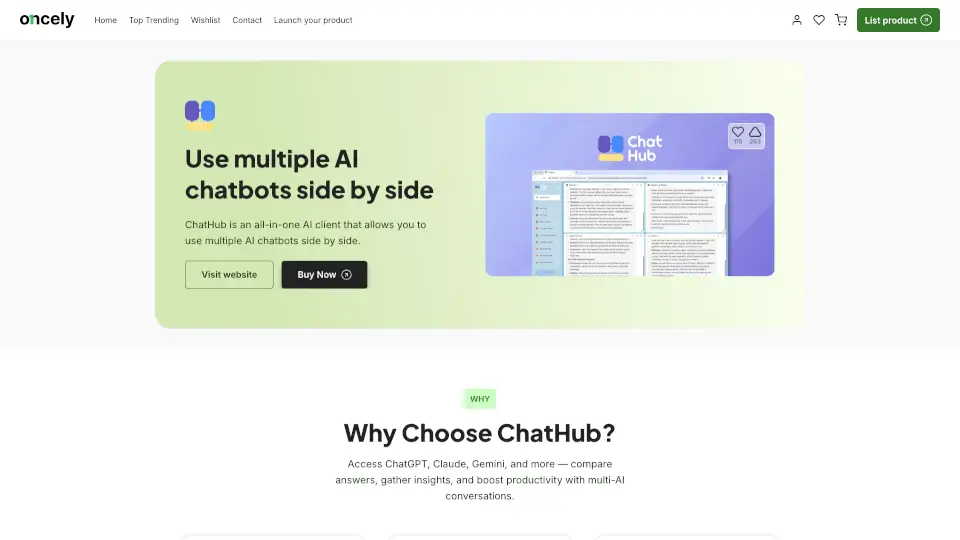 ChatHub - $37 for Lifetime Deal