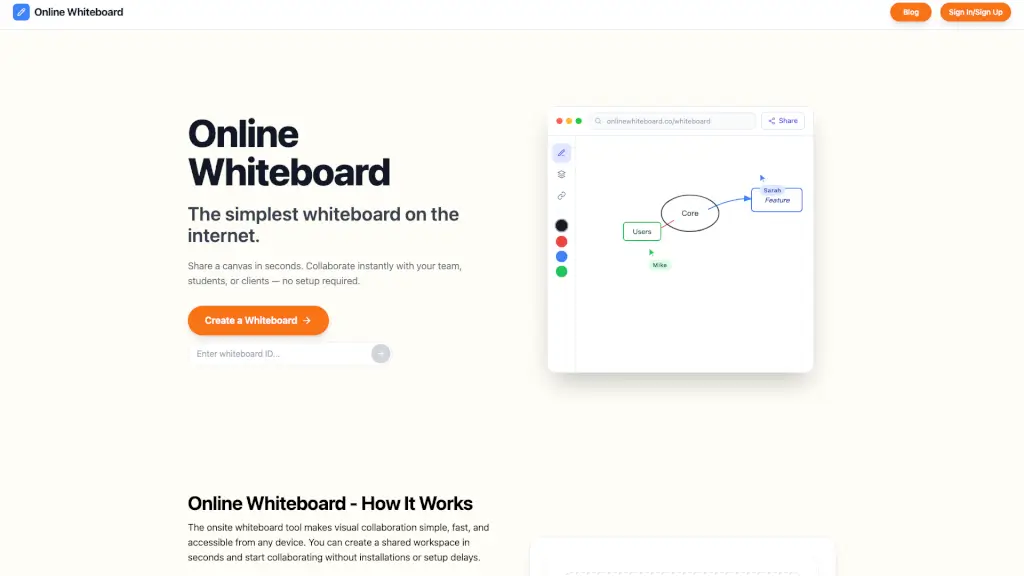 Online Whiteboard