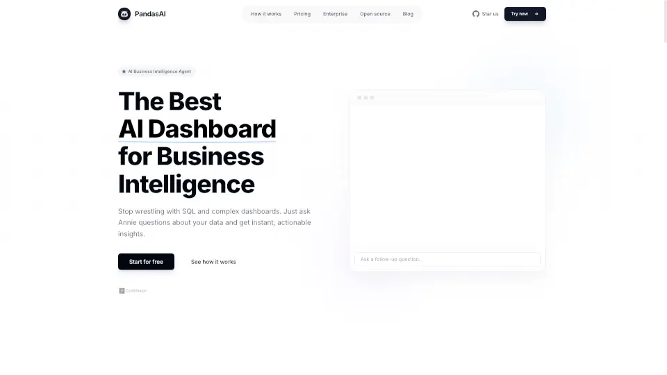 Pandas AI - Conversational Data Analysis