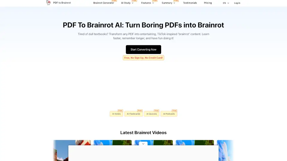 PDF To Brainrot