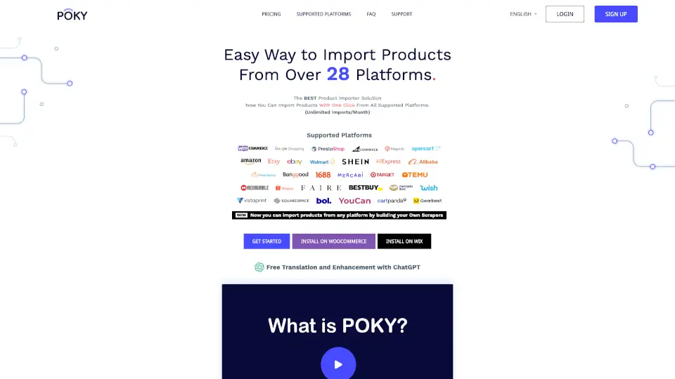POKY - Product Importer