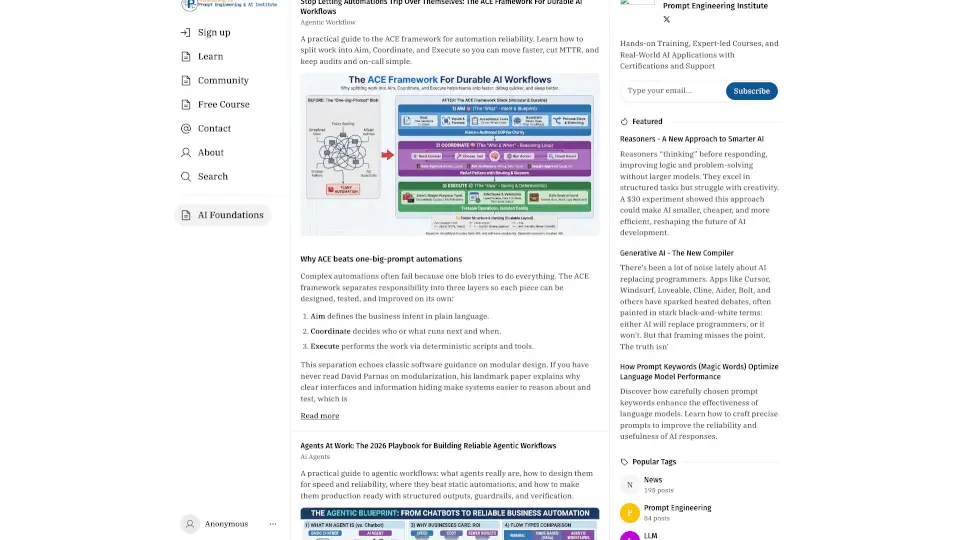 The Prompt Engineering Institute