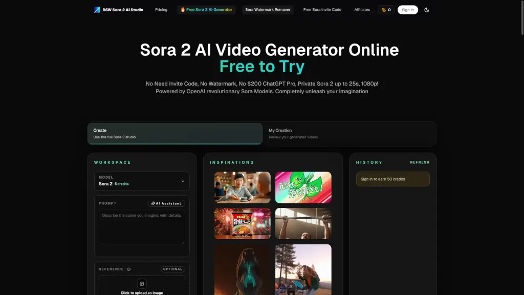 RSW Sora 2 AI Studio