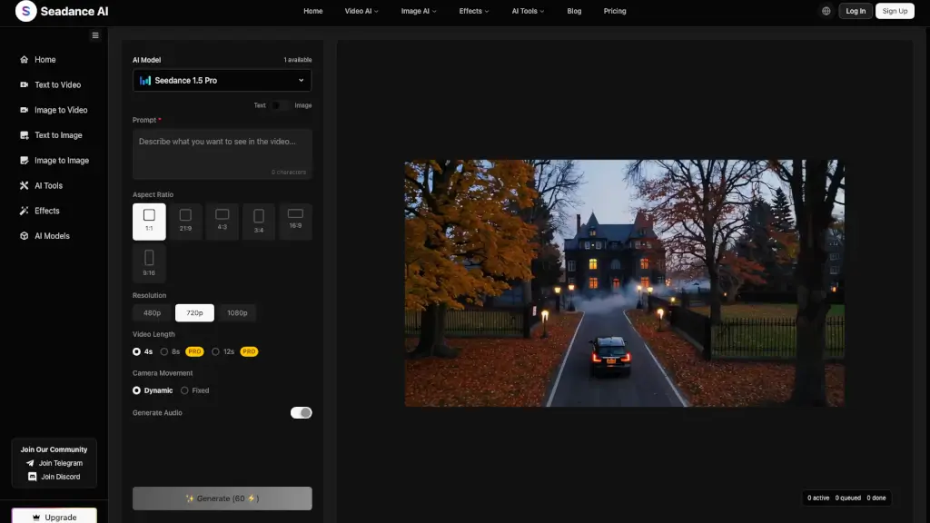 Seedance 2 Video Generator