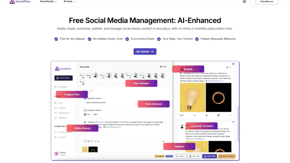 SocialPlus AI