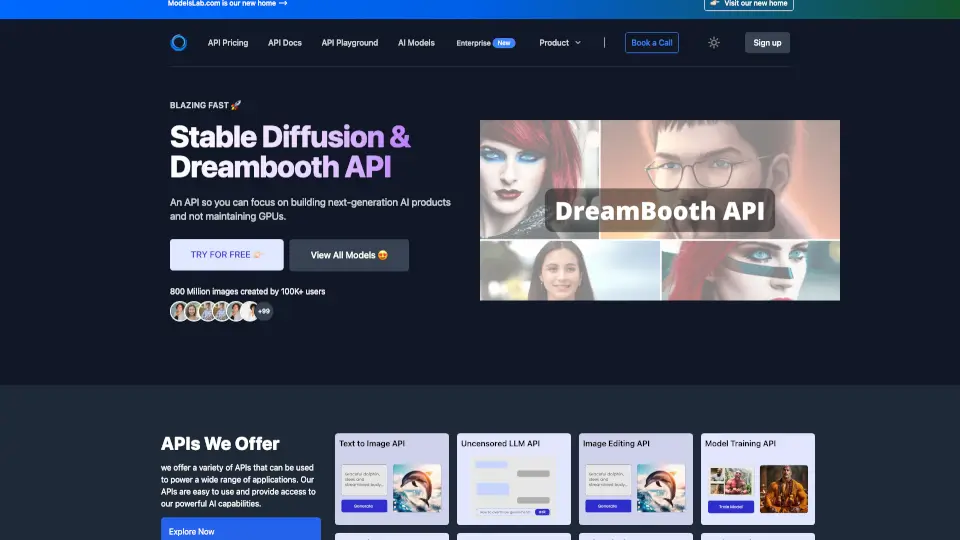 Stable Diffusion & Dreambooth API