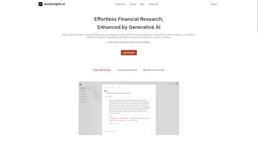StockInsights AI