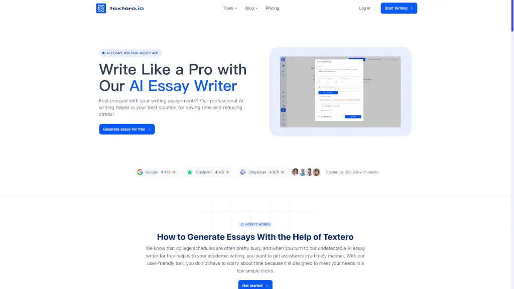 Textero AI Essay Writer