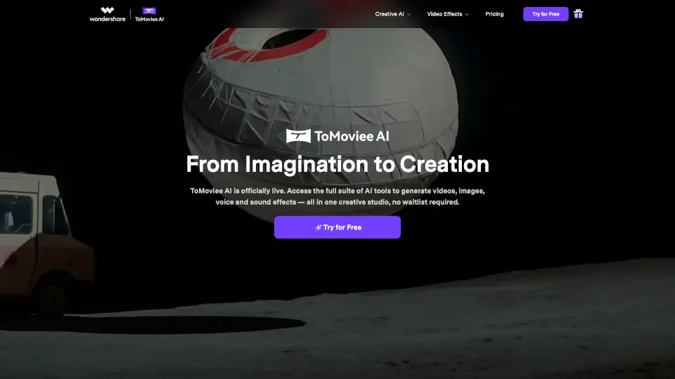 WonderShare ToMoviee AI