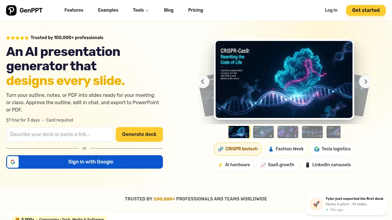 GenPPT - AI PowerPoint Generator