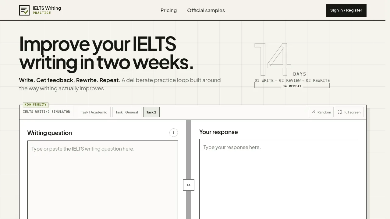 ielts writing practice