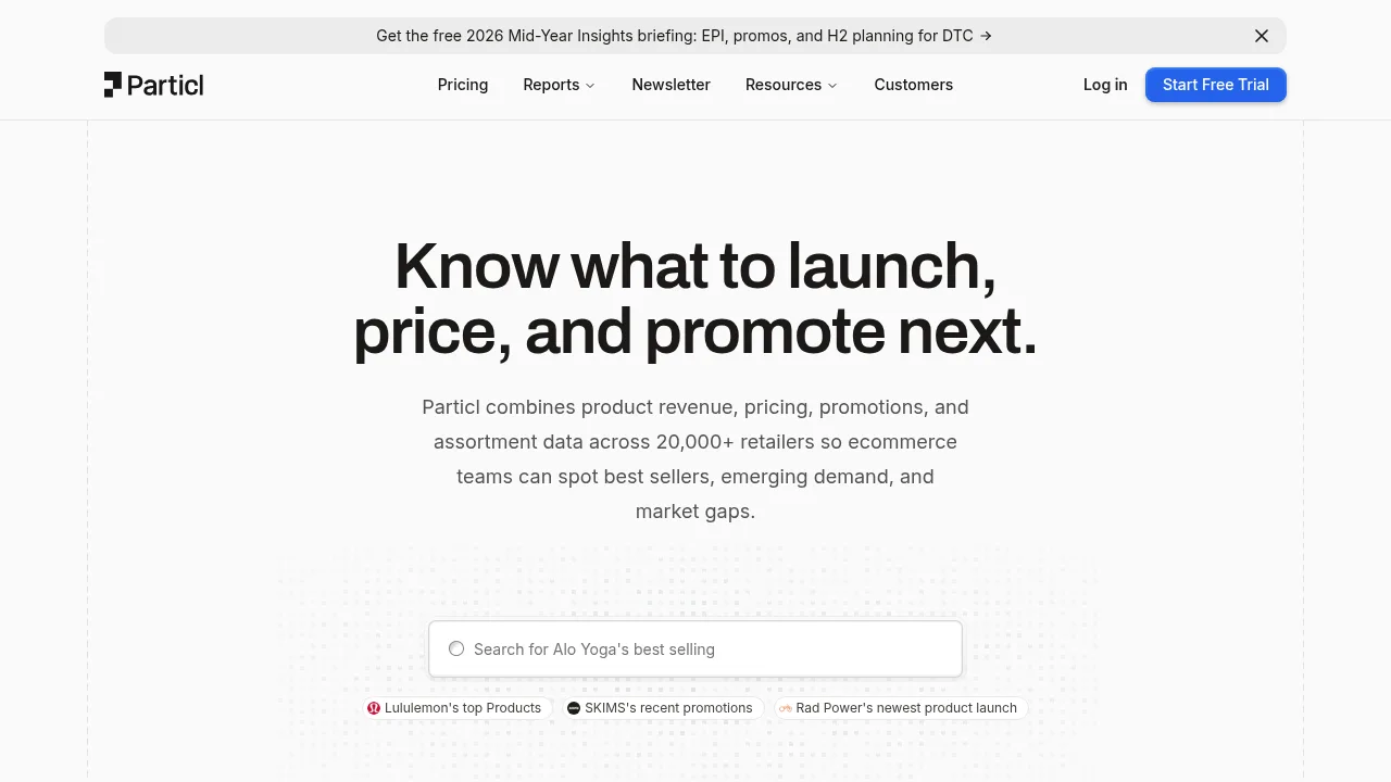Particl Retail Intelligence