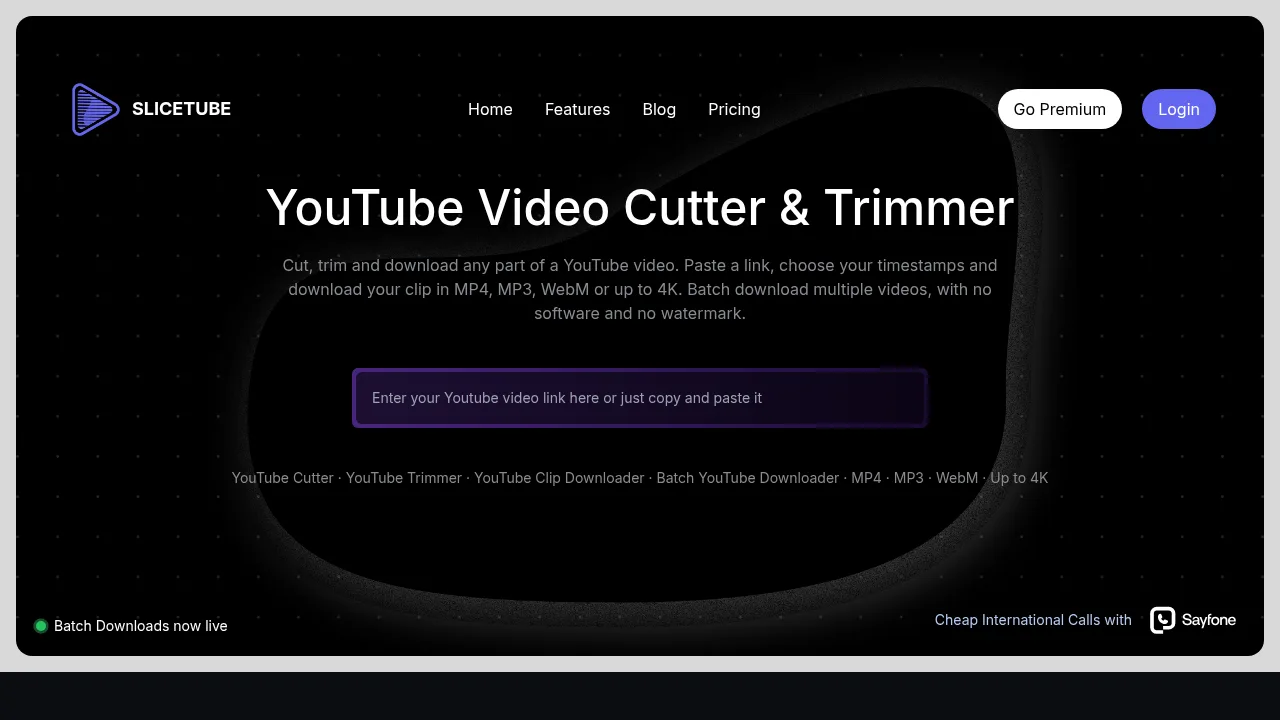 SliceTube