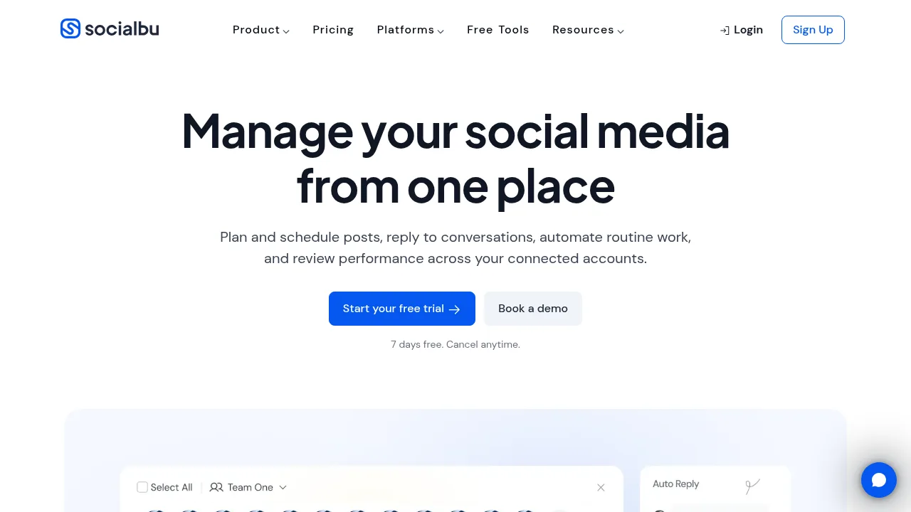 SocialBu - Social Media Management and Automation