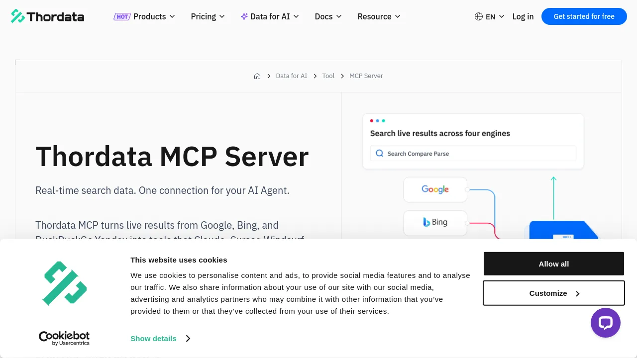 Thordata MCP Server