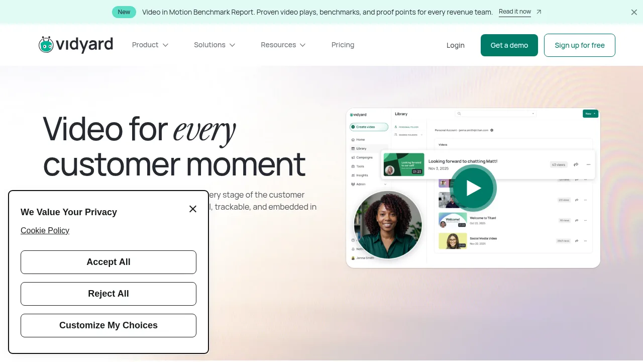 Vidyard - Video Tools for Virtual Sales and Marketing Teams