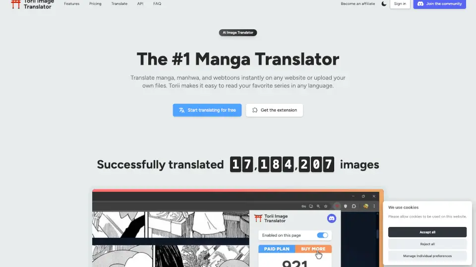 Torii Image Translator