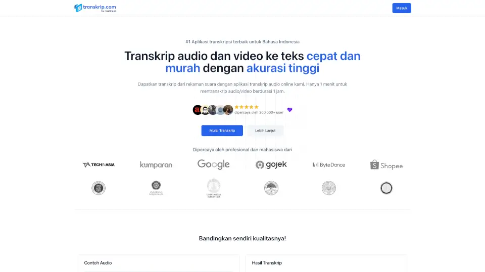 Transkrip.com