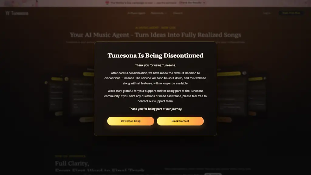 Tunesona AI Music Agent