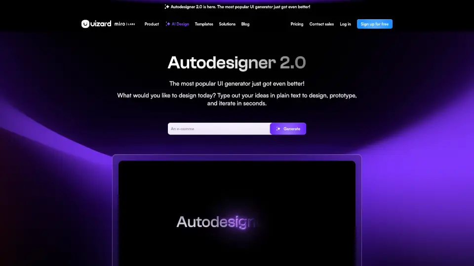 Uizard Autodesigner