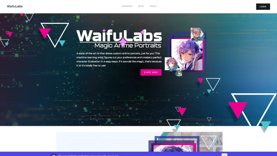 Waifu Labs - Magical Anime Portraits