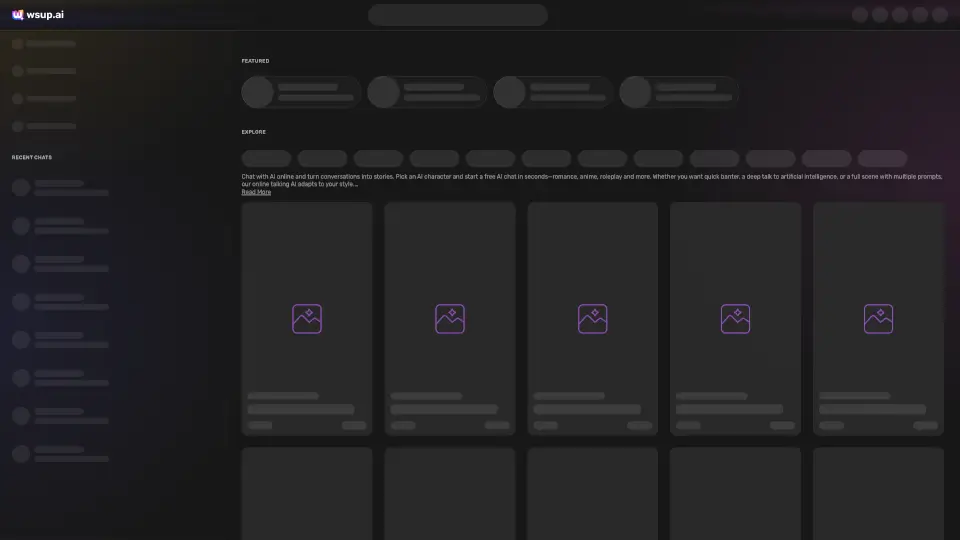wsup.ai - Chat with AI Characters